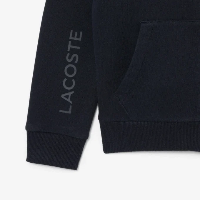Hoodie met rits en kleurblokken