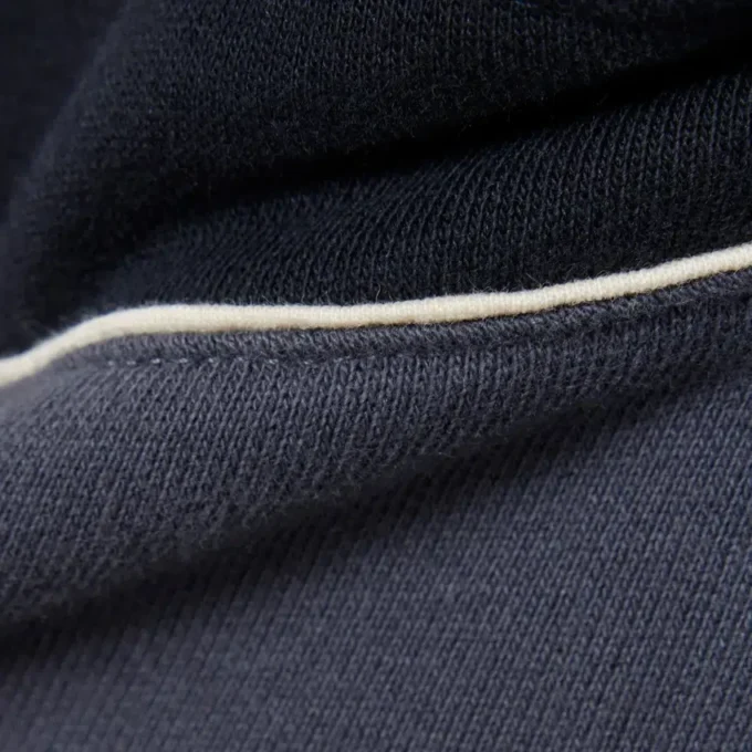 Hoodie met rits en kleurblokken
