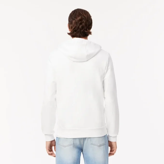 Hoodie met rits en kleurblokken voor heren