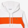 Hoodie met rits en kleurblokken voor heren