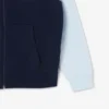 Hoodie met rits en kleurblokken voor heren