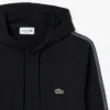Hoodie met ritssluiting en logo-streep
