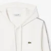 Hoodie met ritssluiting en logo-streep