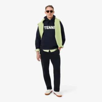 Hoodie met tennisprint