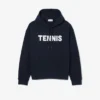 Hoodie met tennisprint