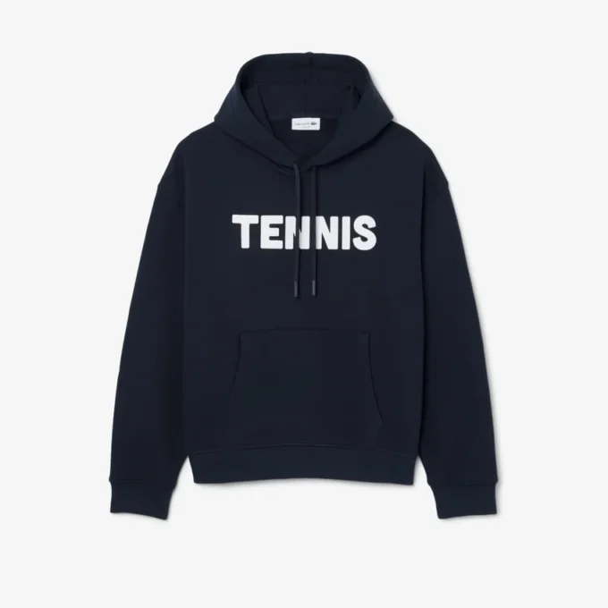 Hoodie met tennisprint