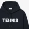 Hoodie met tennisprint