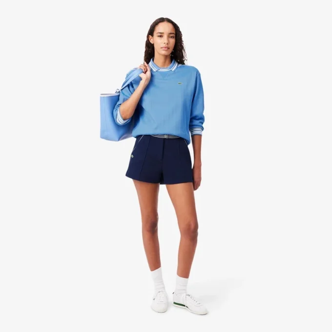 In Frankrijk gemaakt sweatshirt met boothals