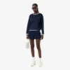 In Frankrijk gemaakt sweatshirt met boothals