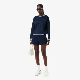 In Frankrijk gemaakt sweatshirt met boothals