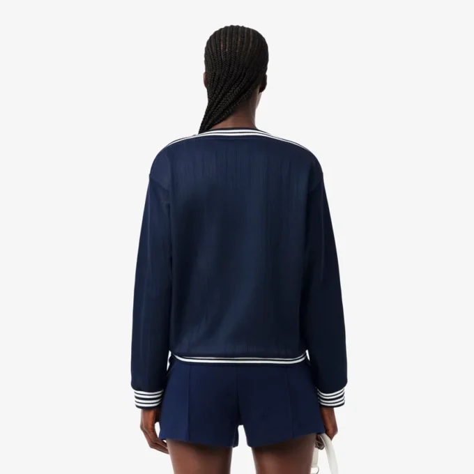 In Frankrijk gemaakt sweatshirt met boothals