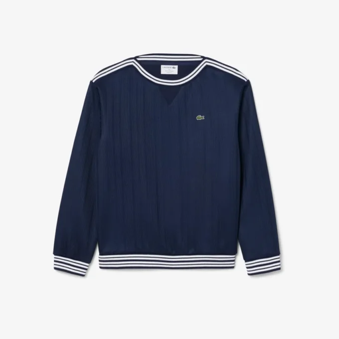 In Frankrijk gemaakt sweatshirt met boothals