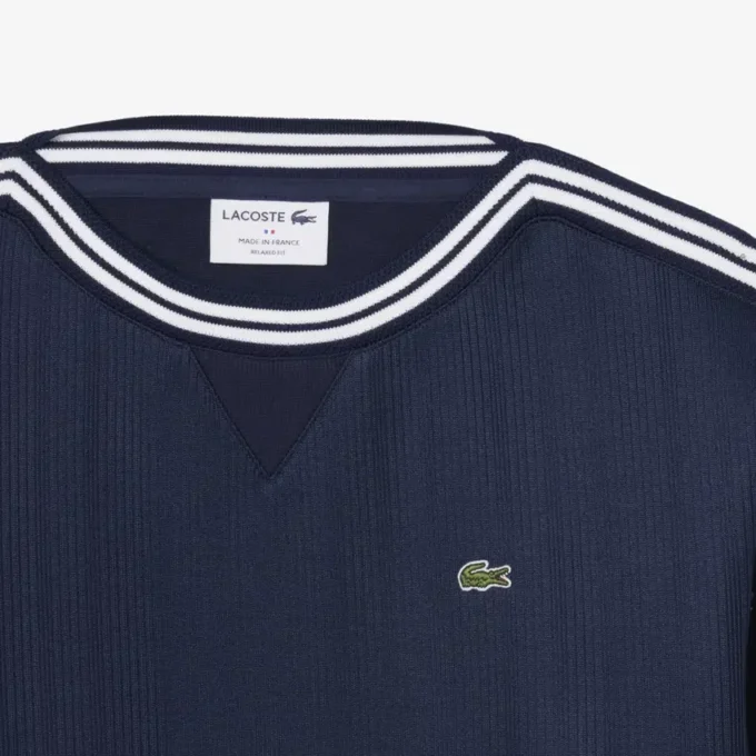 In Frankrijk gemaakt sweatshirt met boothals
