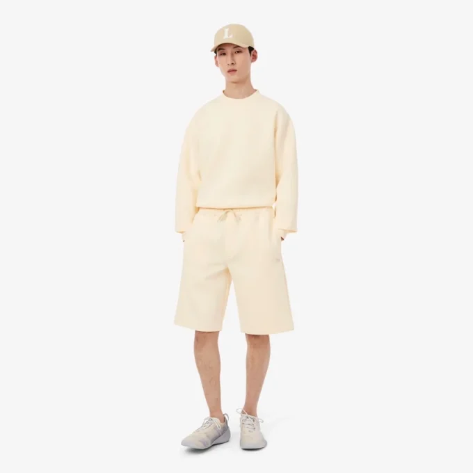 Interlock-short met relaxte pasvorm