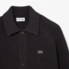 Jacket met grof gebreide textuur