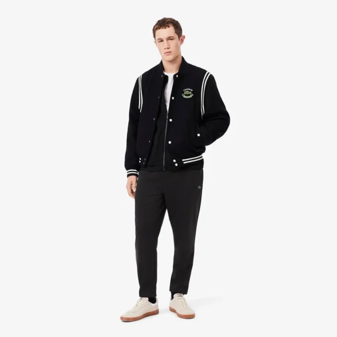 Jersey joggingbroek met taps toelopende pijpen