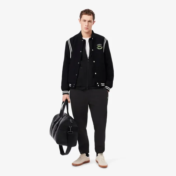 Jersey joggingbroek met taps toelopende pijpen