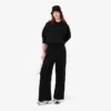 Jersey joggingbroek met wijde pasvorm