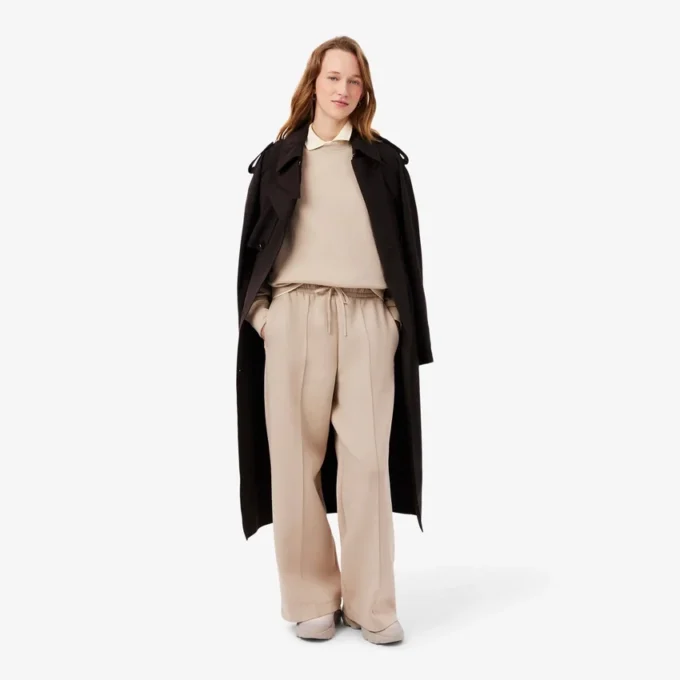 Jersey joggingbroek met wijde pasvorm