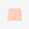 Jersey short met textuur