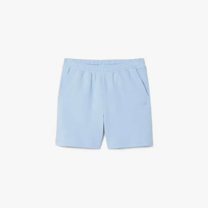 Jersey short met textuur