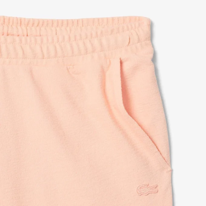 Jersey short met textuur