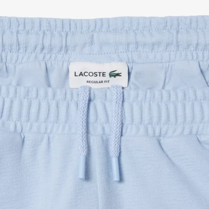 Jersey short met textuur