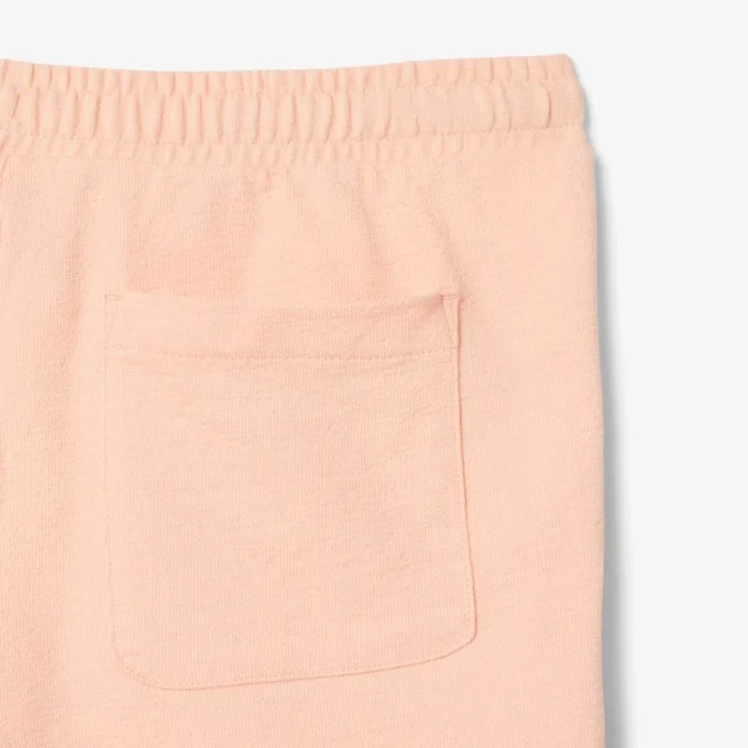 Jersey short met textuur