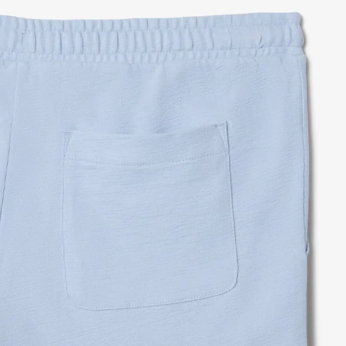 Jersey short met textuur
