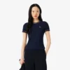Jersey T-shirt met contrasterende rand voor dames
