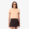 Jersey T-shirt met contrasterende rand voor dames