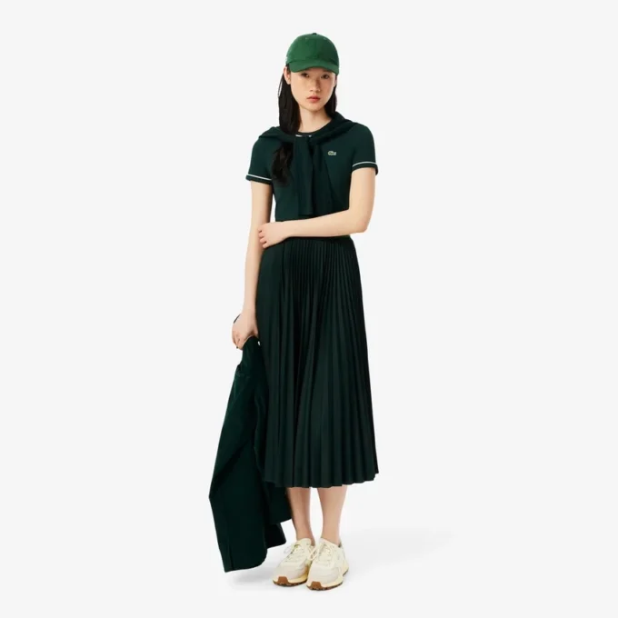 Jersey T-shirt met contrasterende rand voor dames