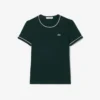 Jersey T-shirt met contrasterende rand voor dames
