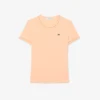 Jersey T-shirt met contrasterende rand voor dames