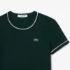 Jersey T-shirt met contrasterende rand voor dames