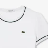 Jersey T-shirt met contrasterende rand voor dames