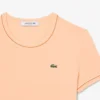 Jersey T-shirt met contrasterende rand voor dames