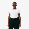 Jersey T-shirt met contrasterende rand voor dames