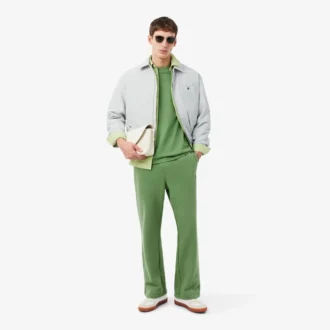 Joggingbroek van fleece met losse pasvorm