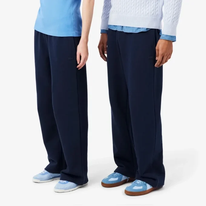 Joggingbroek van fleece met losse pasvorm