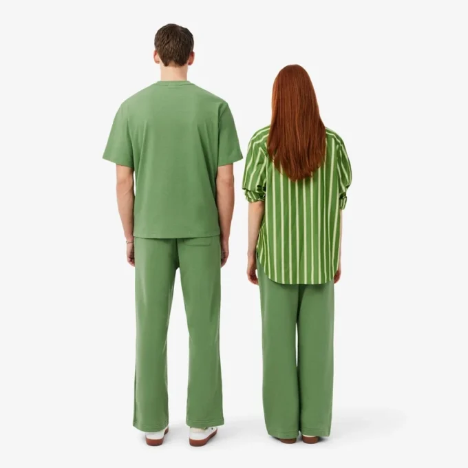 Joggingbroek van fleece met losse pasvorm