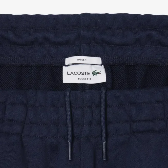 Joggingbroek van fleece met losse pasvorm