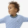 Jongens Katoen & Wol Trui met Ronde Hals