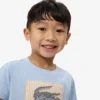 Katoen T-shirt met badge-accent