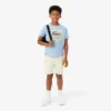 Katoen T-shirt met badge-accent