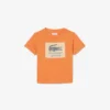 Katoen T-shirt met badge-accent