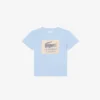 Katoen T-shirt met badge-accent