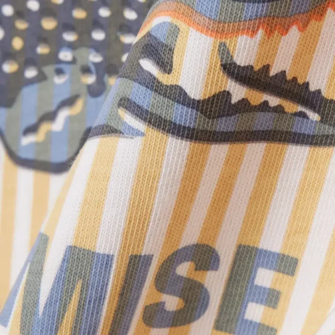 Katoen T-shirt met badge-accent