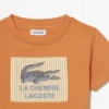 Katoen T-shirt met badge-accent
