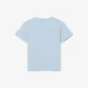 Katoen T-shirt met badge-accent